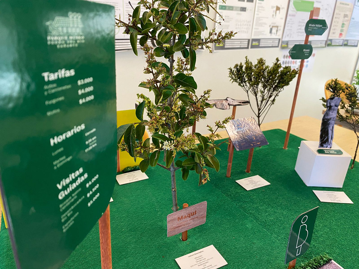 Sistema Señalización Parque Museo Pedro del Río Zañartu