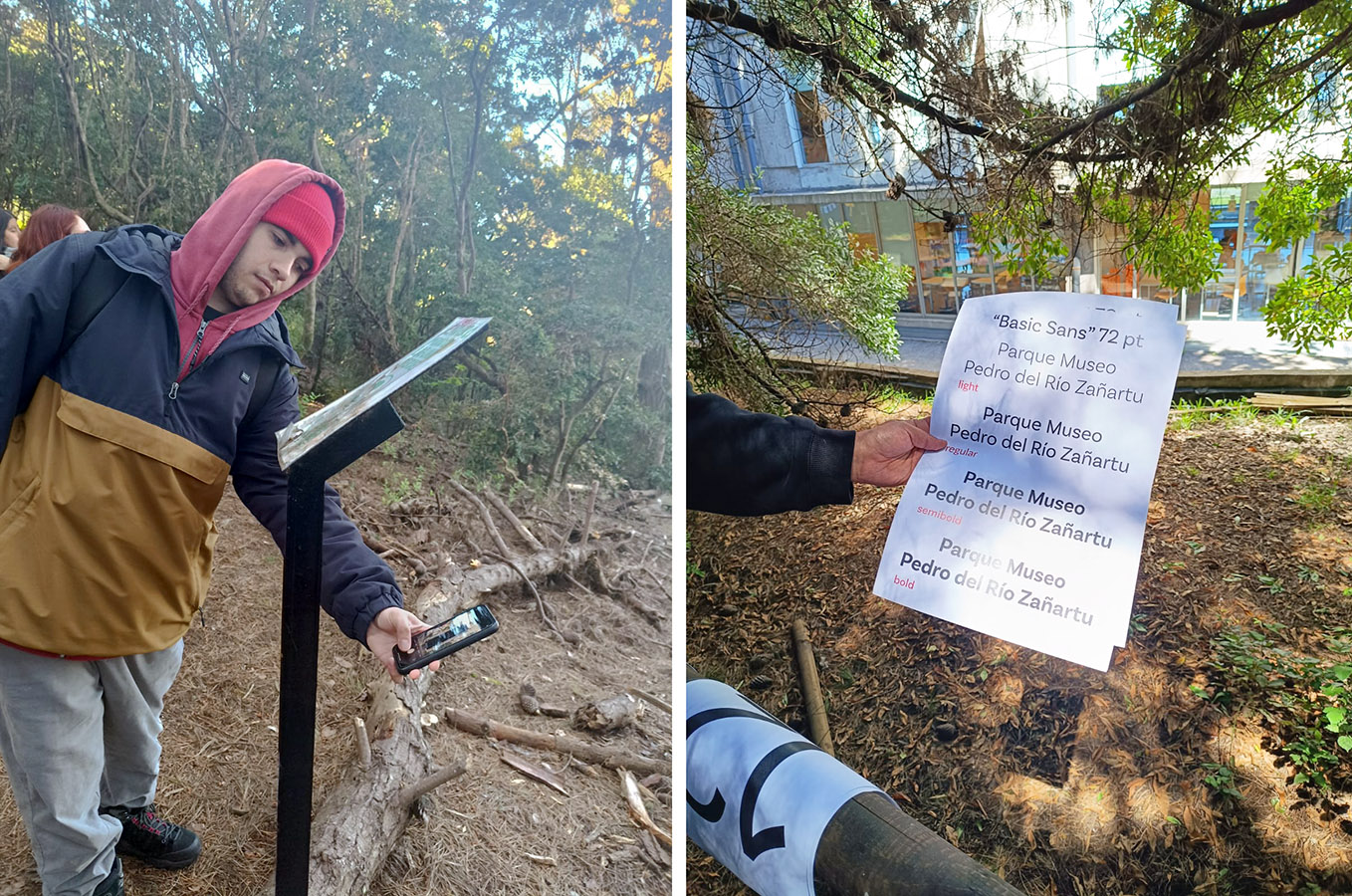 Sistema Señalización Parque Museo Pedro del Río Zañartu