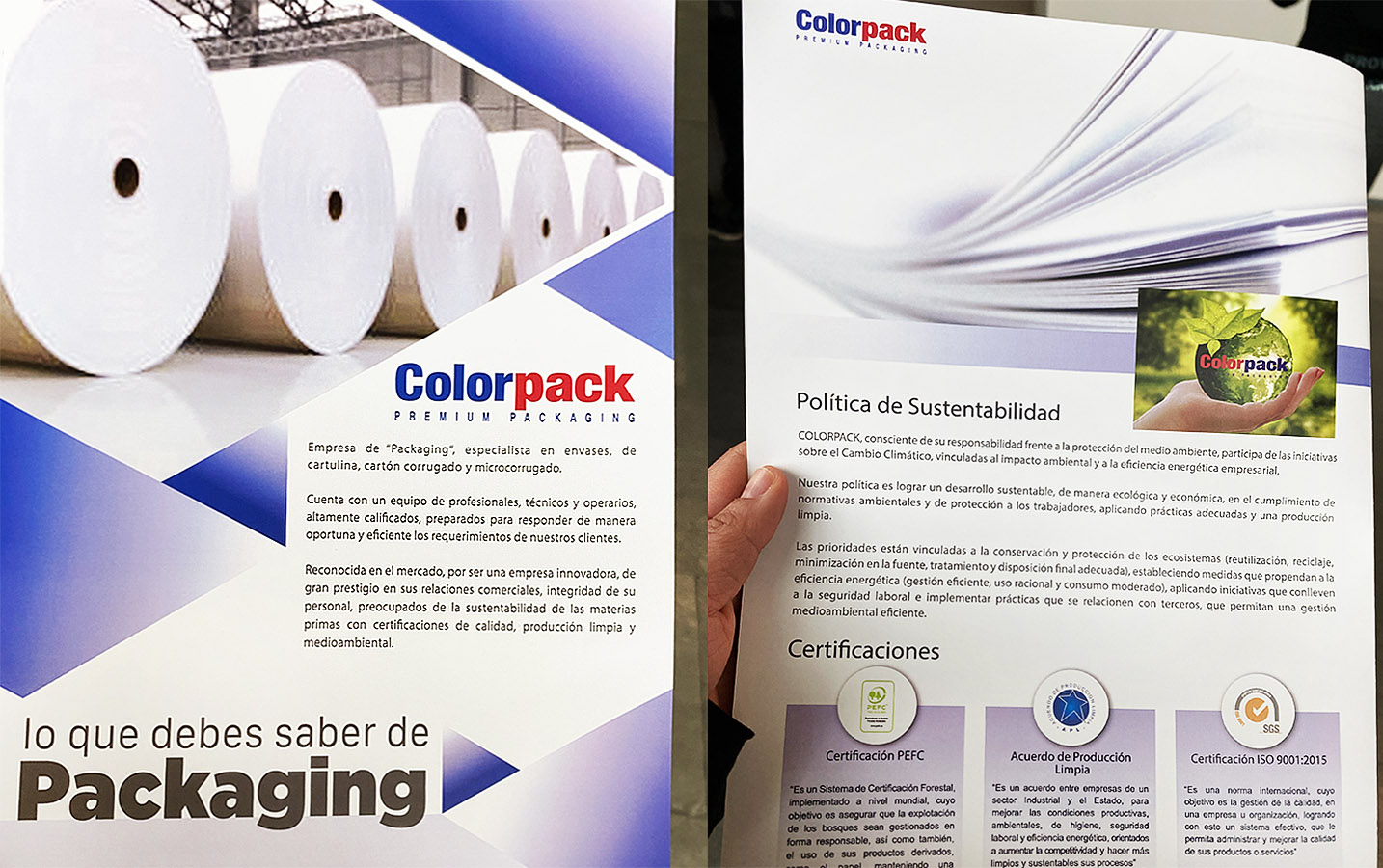 Desafío Packaging / Colorpack