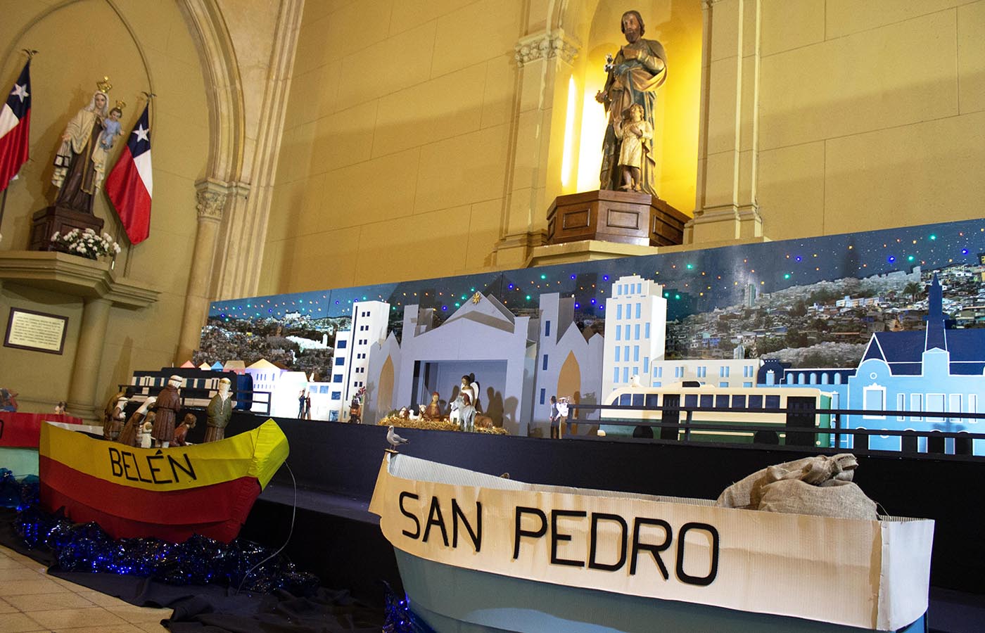 Pesebre Navidad Valparaíso