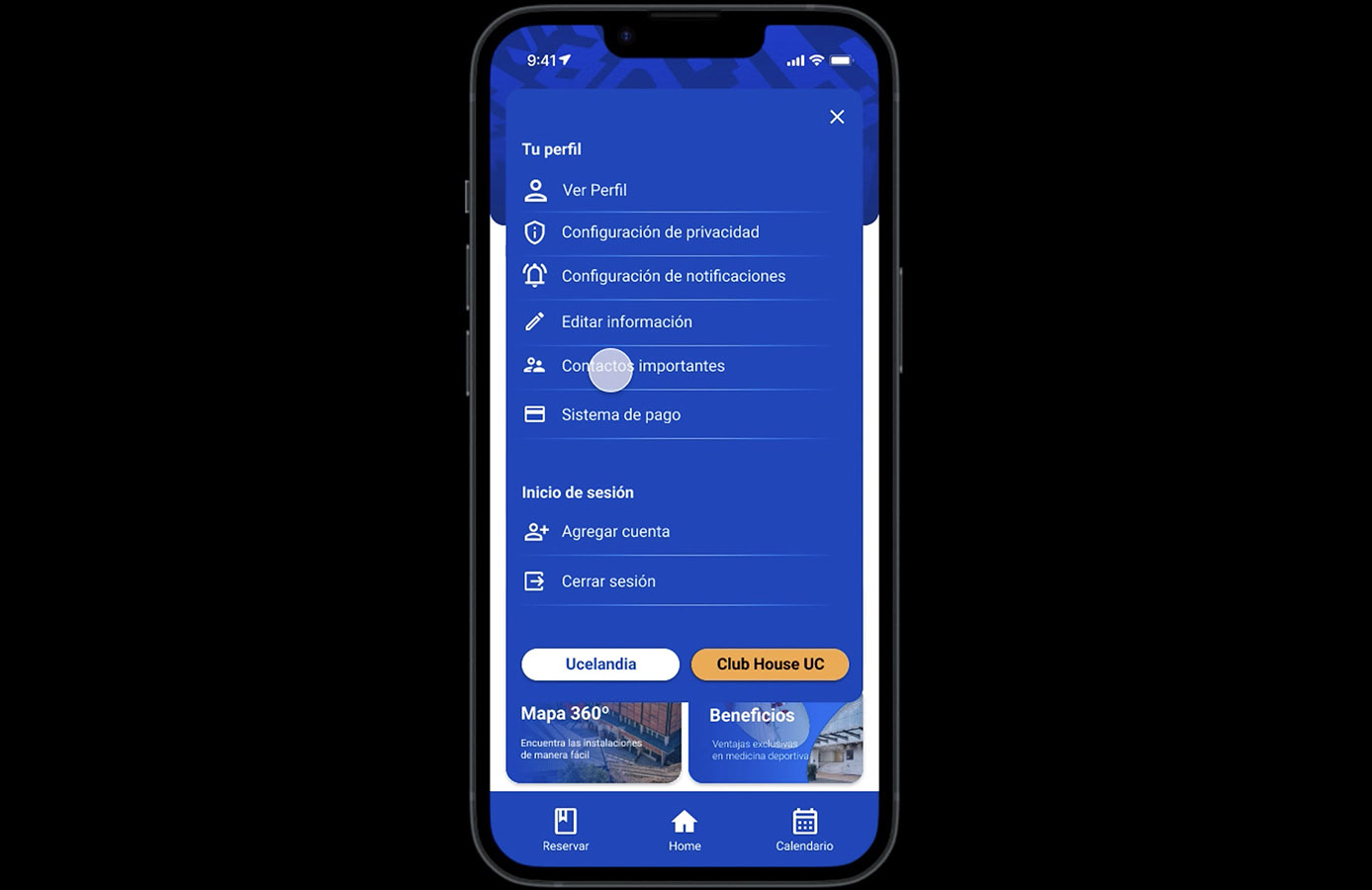 Rediseño Web Responsivo Club Deportivo UC y Club House