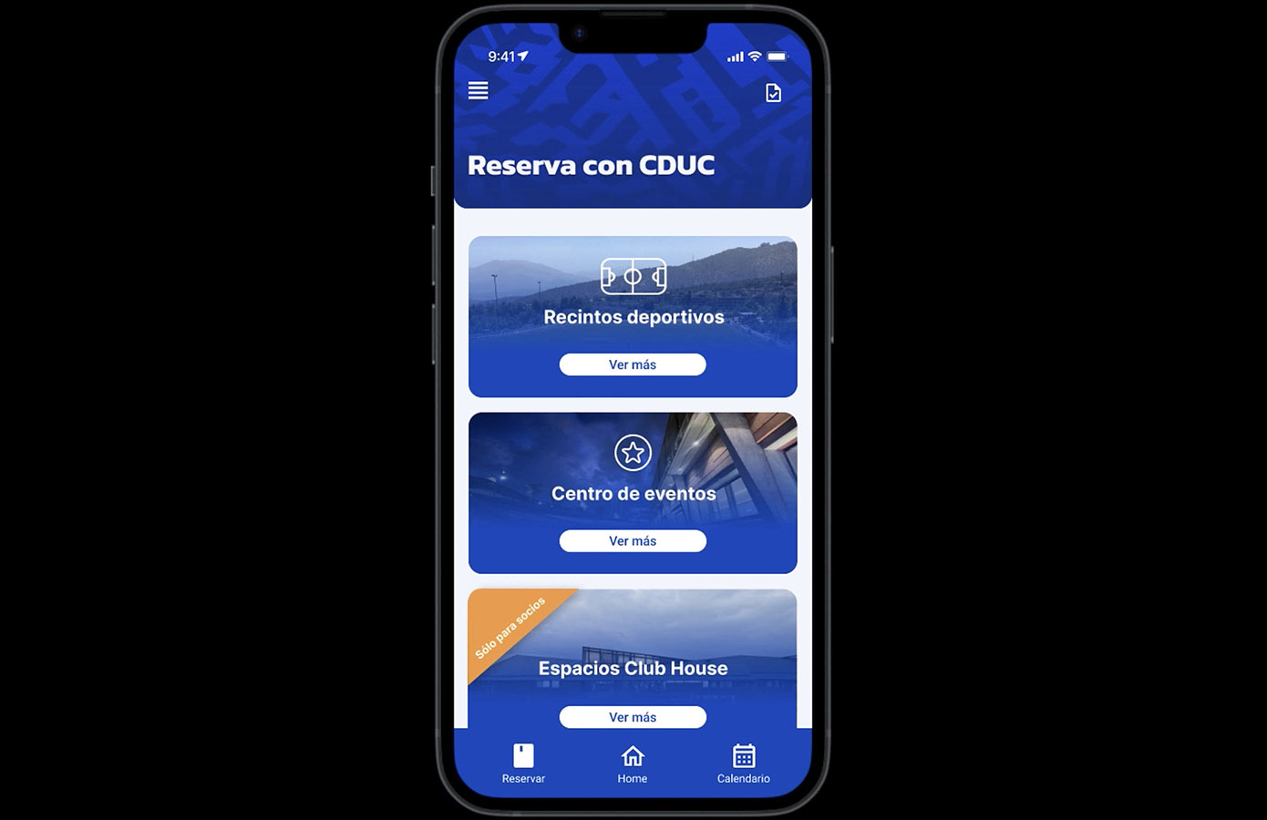Rediseño Web Responsivo Club Deportivo UC y Club House