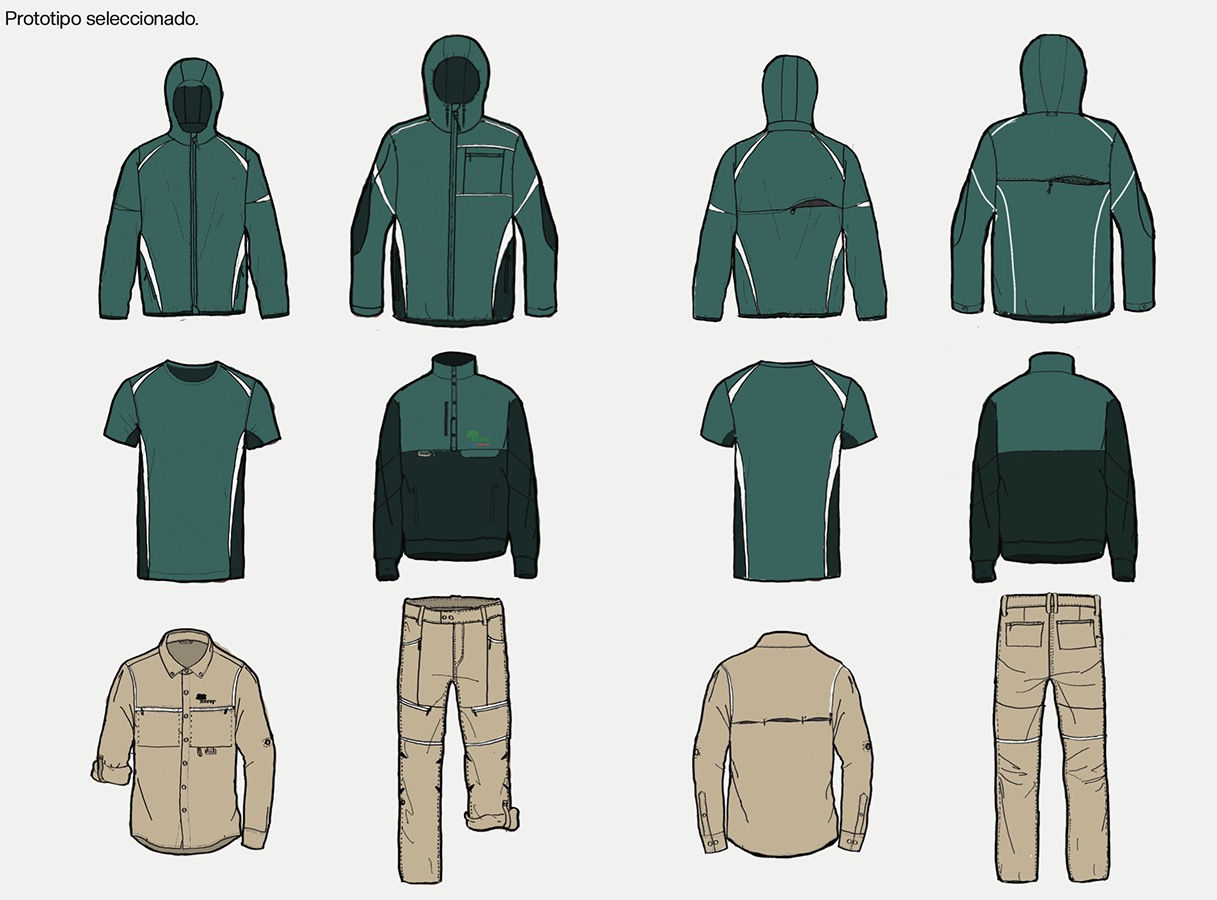 Vestuario Técnico para Guardaparques CONAF