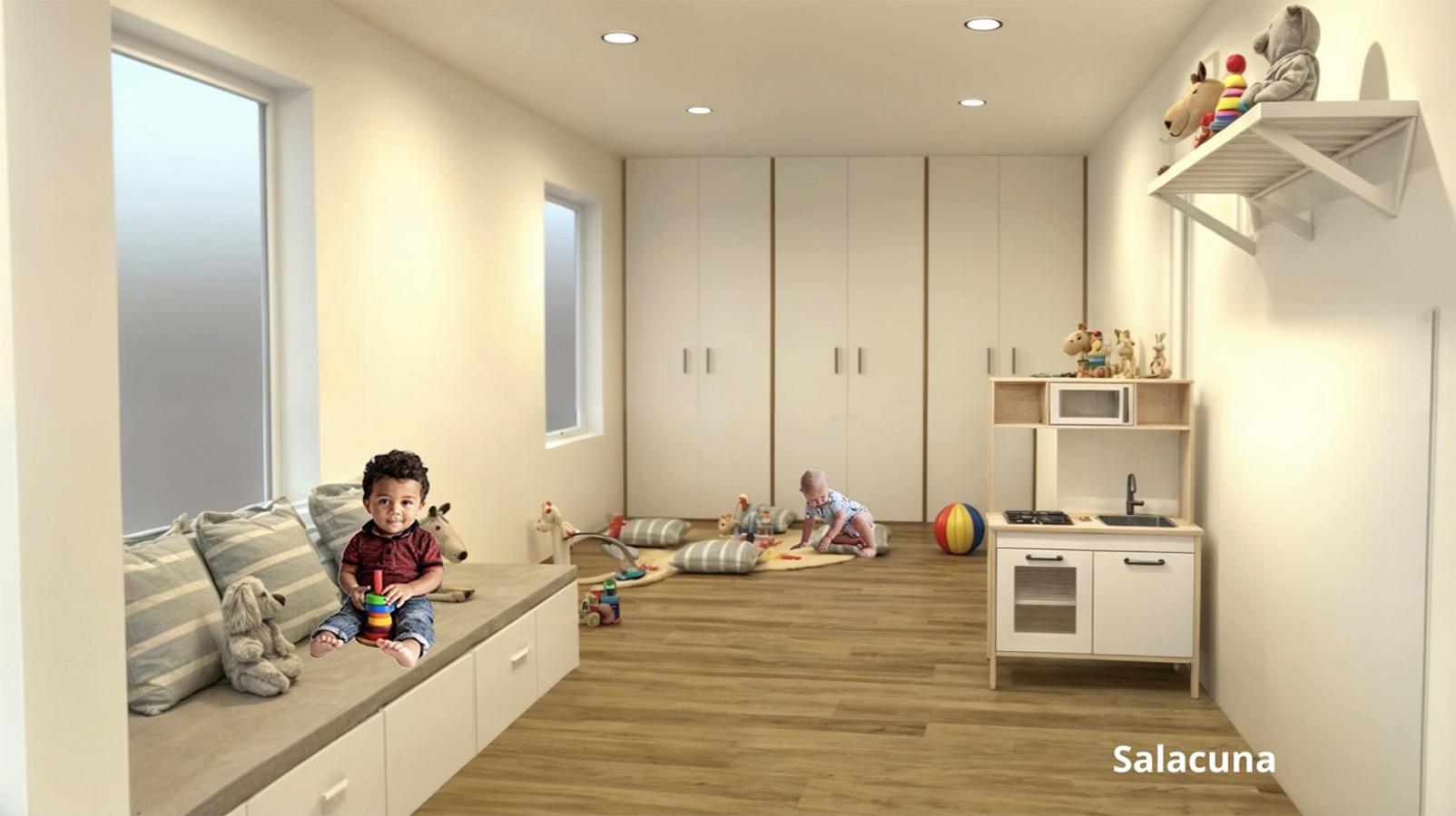 Propuesta Diseño Espacial y Mobiliario Jardín Infantil Casa Kututu