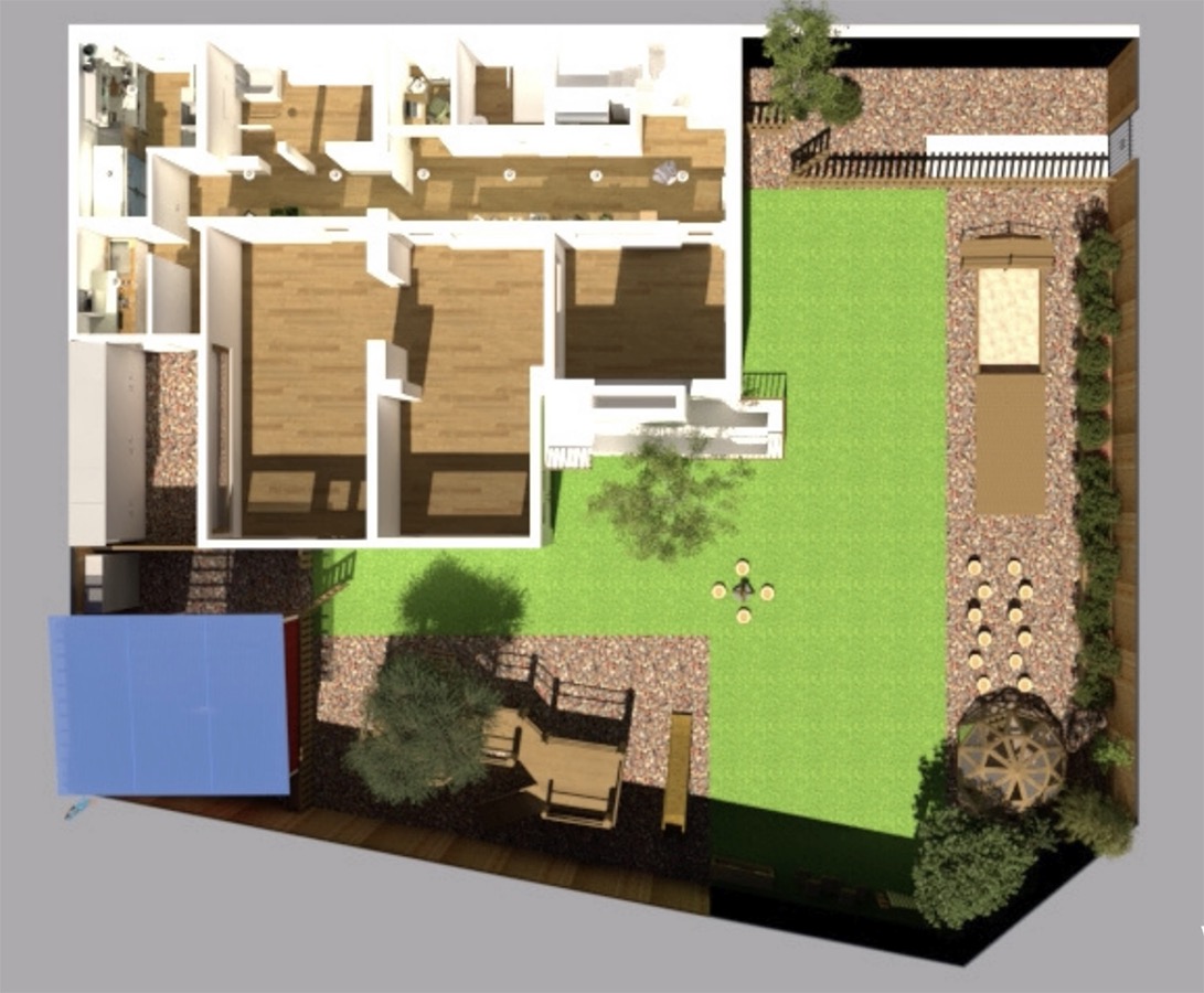 Propuesta Diseño Espacial y Mobiliario Jardín Infantil Casa Kututu