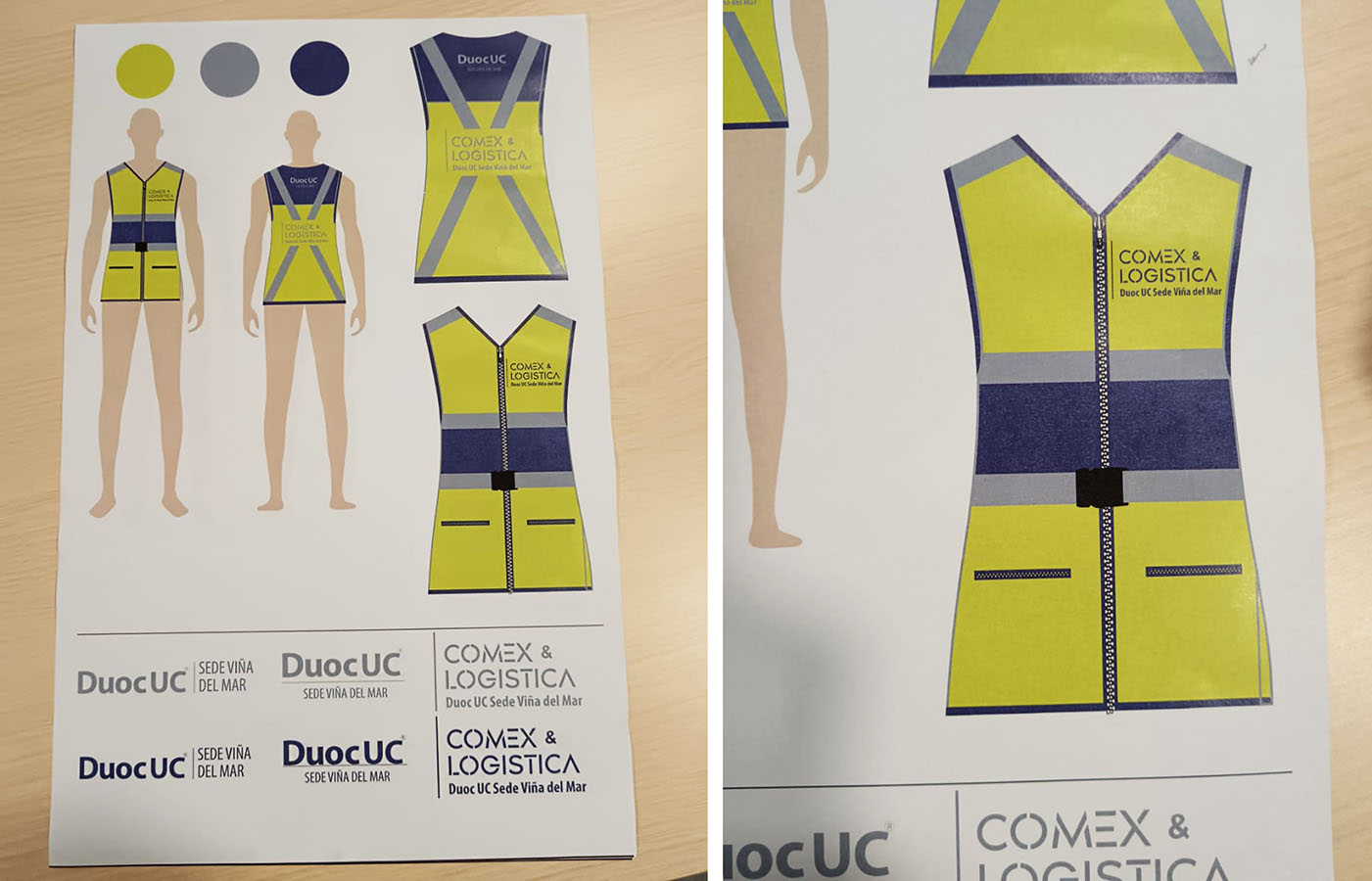 Diseño de Chaquetas de Alta Visibilidad