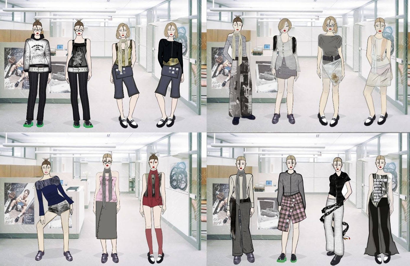 Colección Línea de Vestuario para CRESTA Zapatos