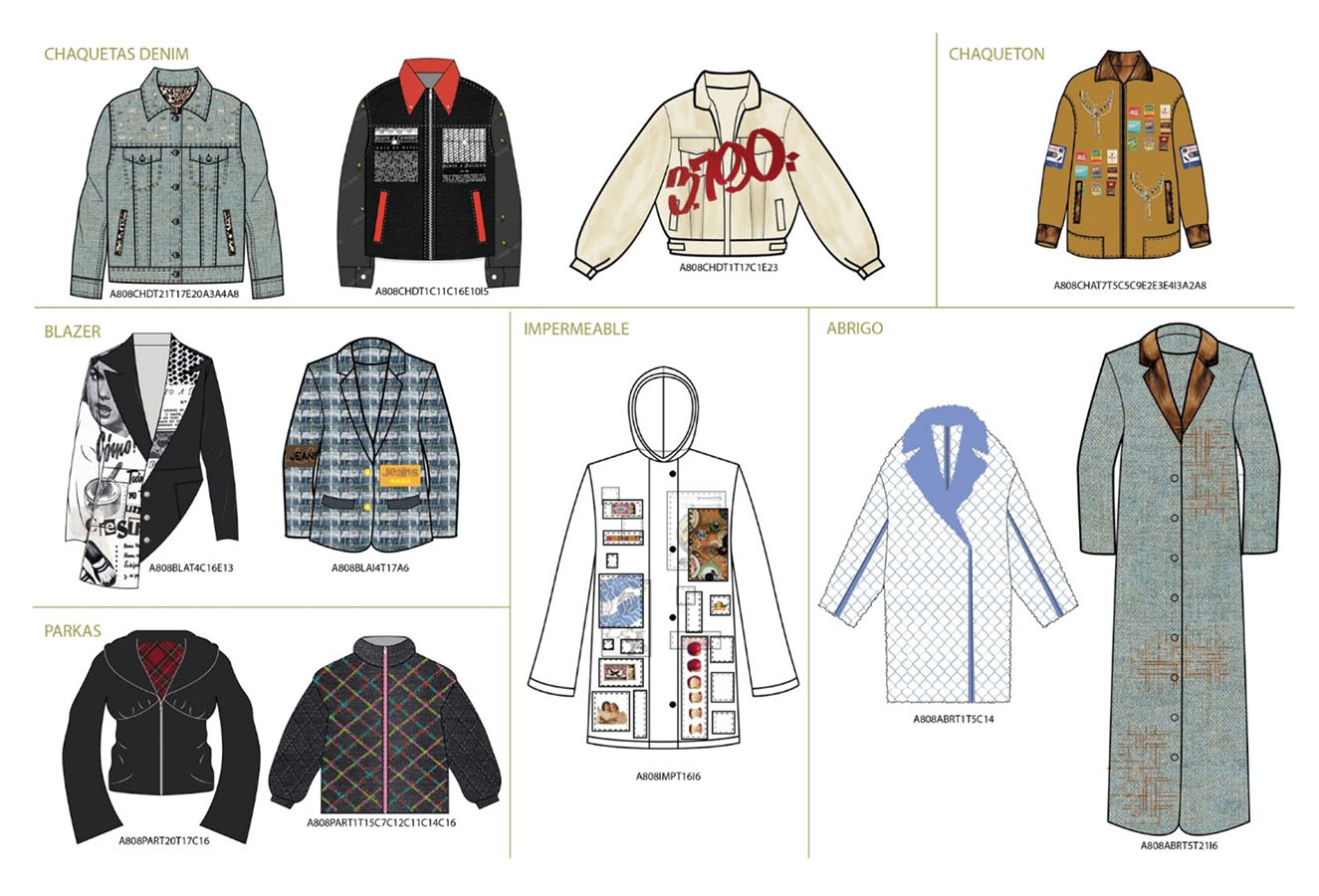 Colección Línea de Vestuario para CRESTA Zapatos