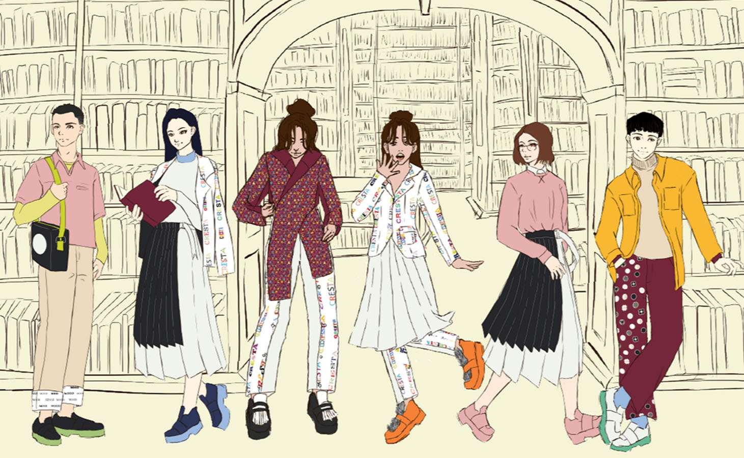 Colección Línea de Vestuario para CRESTA Zapatos