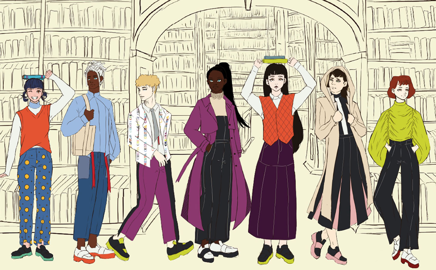 Colección Línea de Vestuario para CRESTA Zapatos