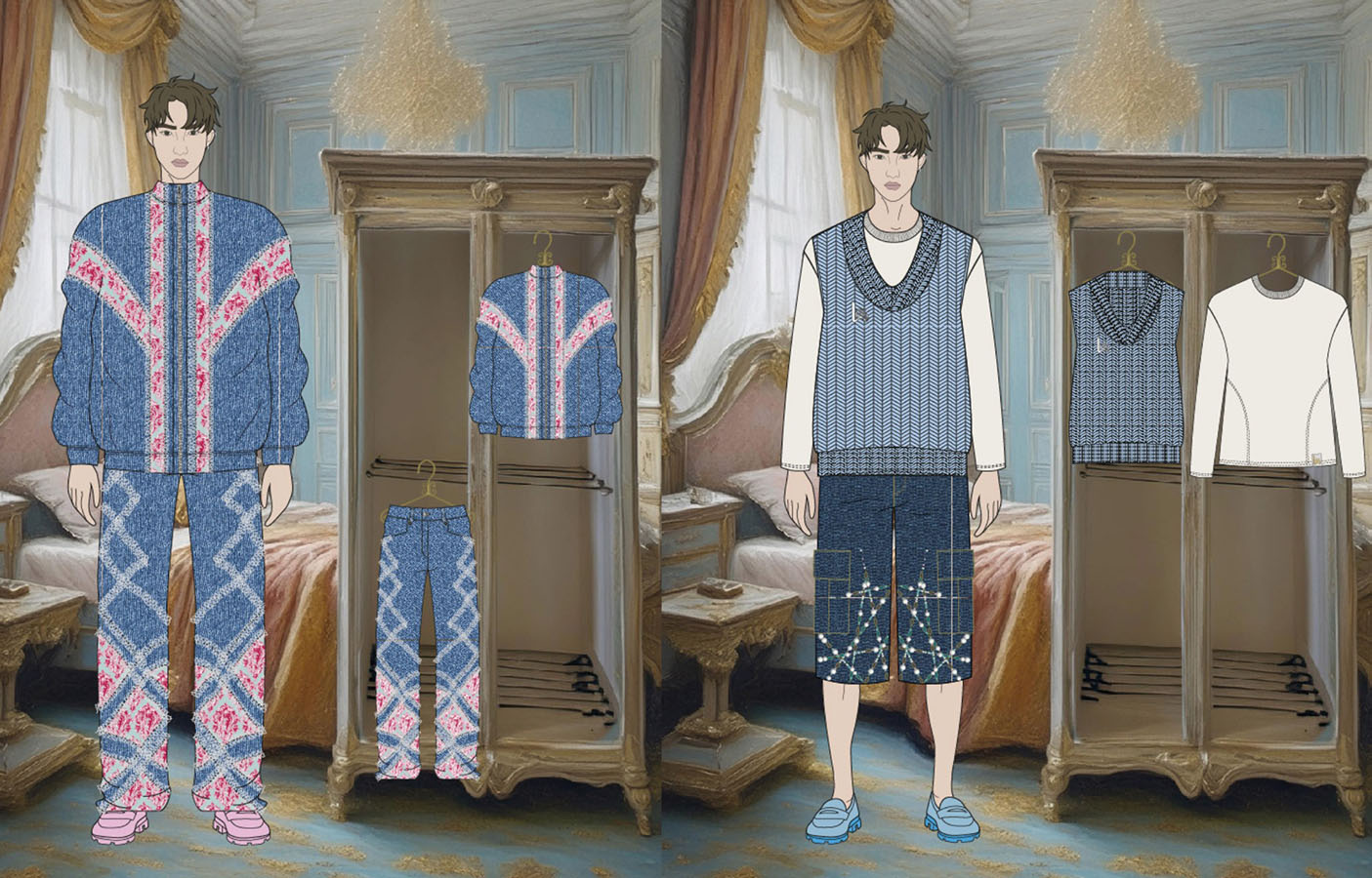 Colección Línea de Vestuario para CRESTA Zapatos