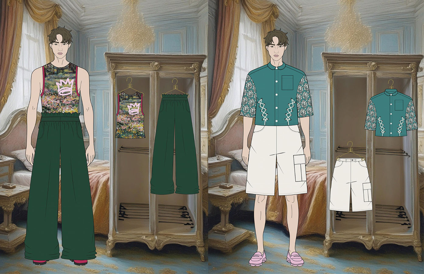 Colección Línea de Vestuario para CRESTA Zapatos