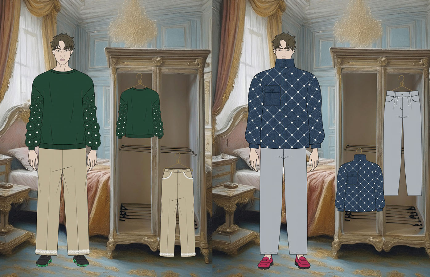 Colección Línea de Vestuario para CRESTA Zapatos