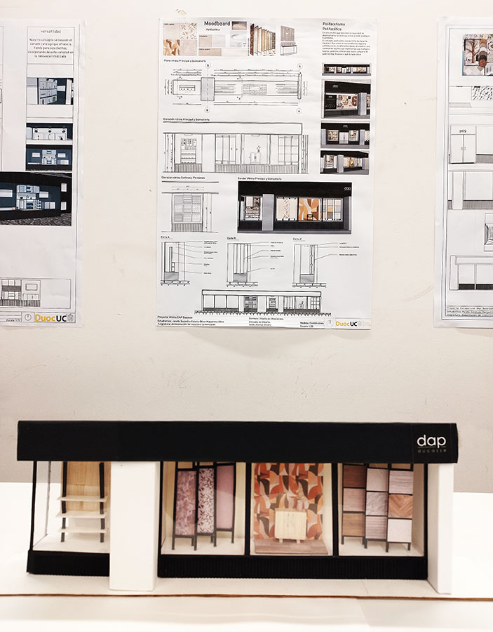 Diseño Vitrina Dap Ducasse Alameda