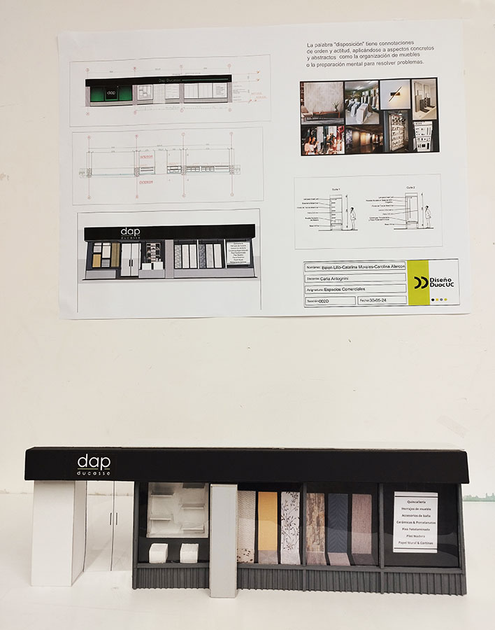 Diseño Vitrina Dap Ducasse Alameda