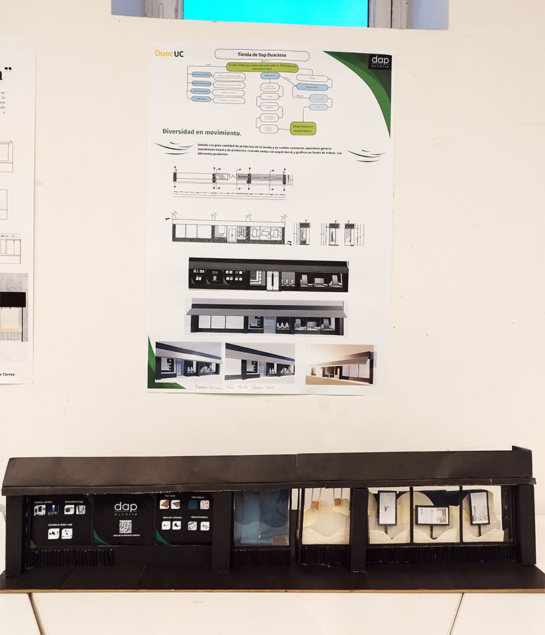 Diseño Vitrina Dap Ducasse Alameda