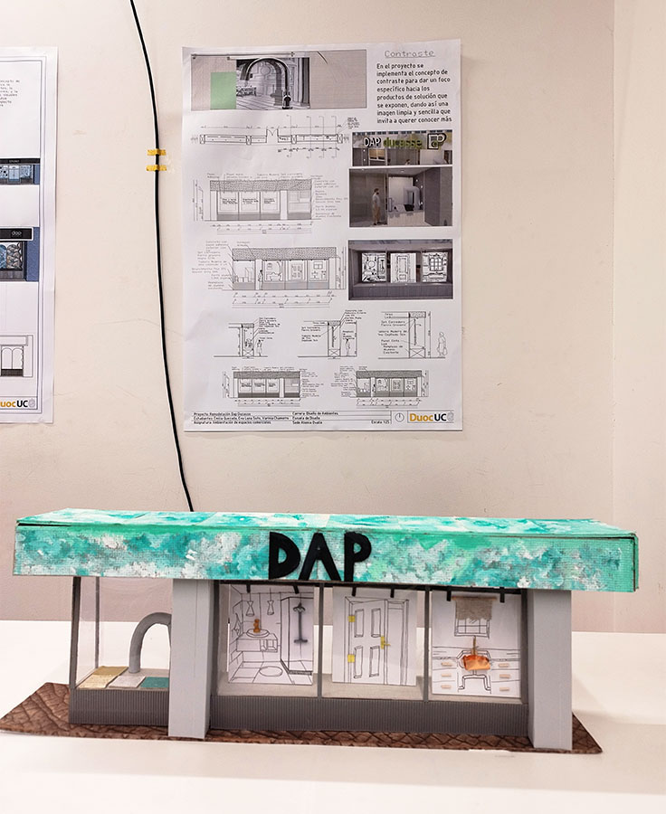 Diseño Vitrina Dap Ducasse Alameda