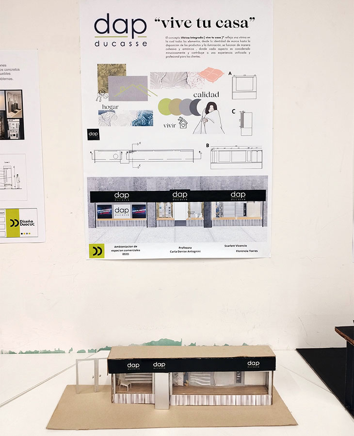 Diseño Vitrina Dap Ducasse Alameda