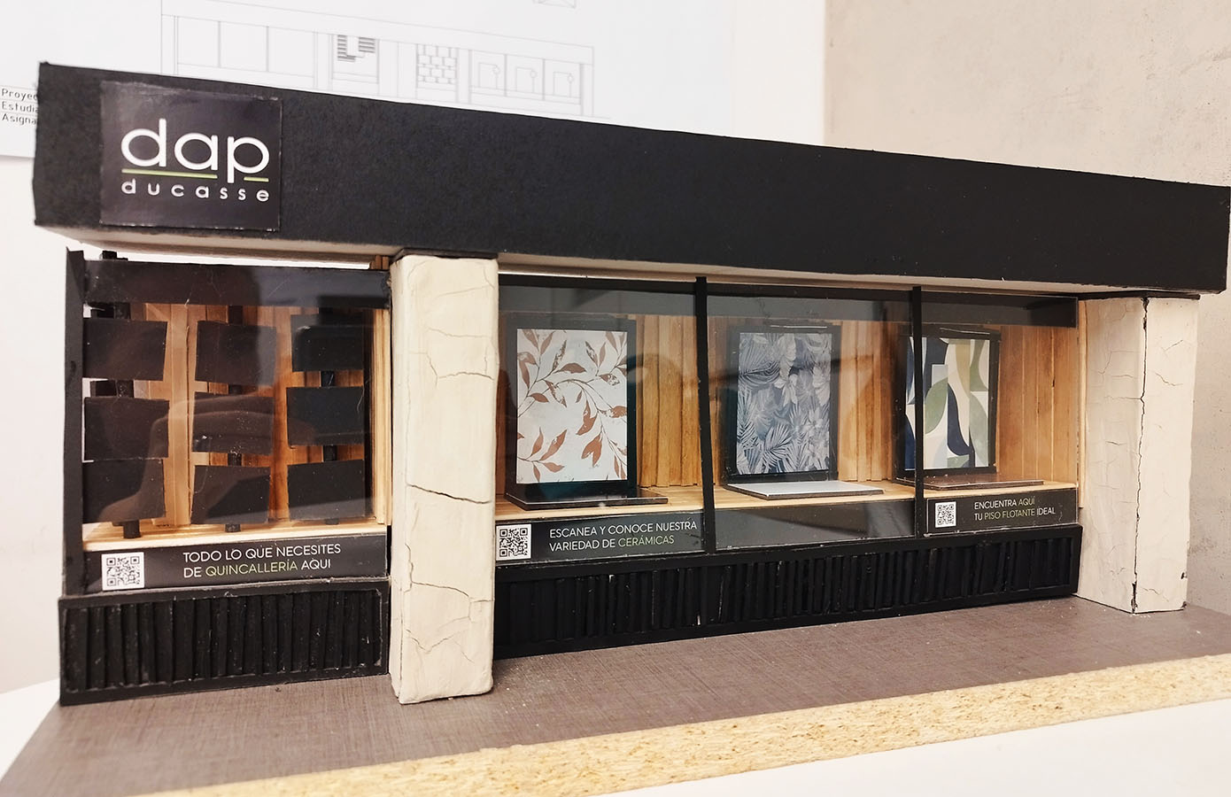 Diseño Vitrina Dap Ducasse Alameda