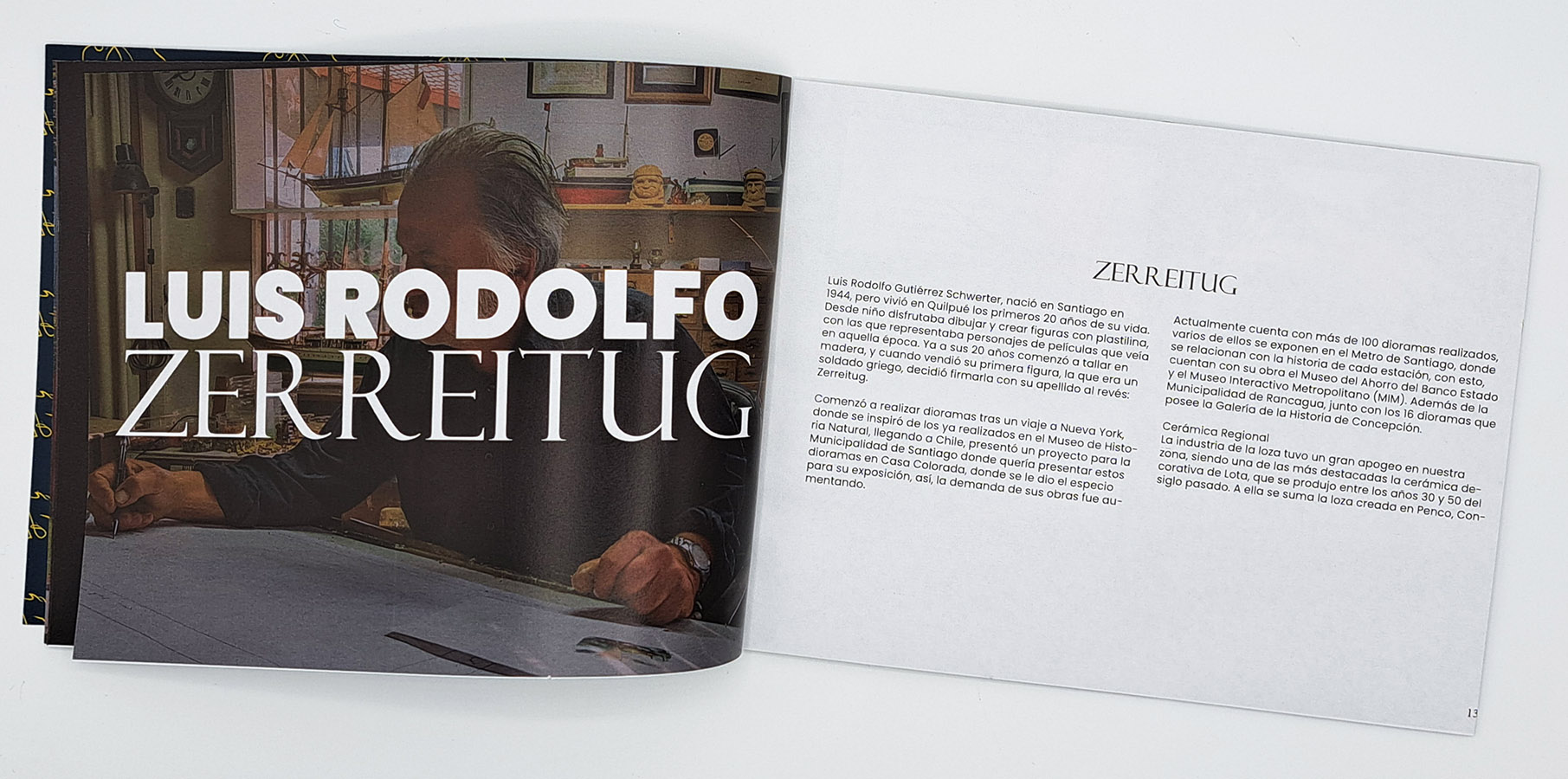 Diseño Catálogo para Galería Historia de Concepción