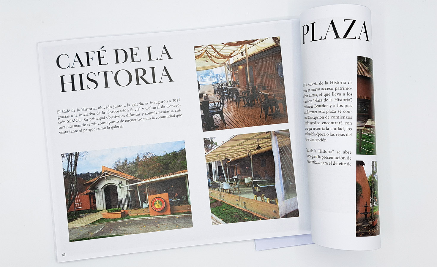 Diseño Catálogo para Galería Historia de Concepción