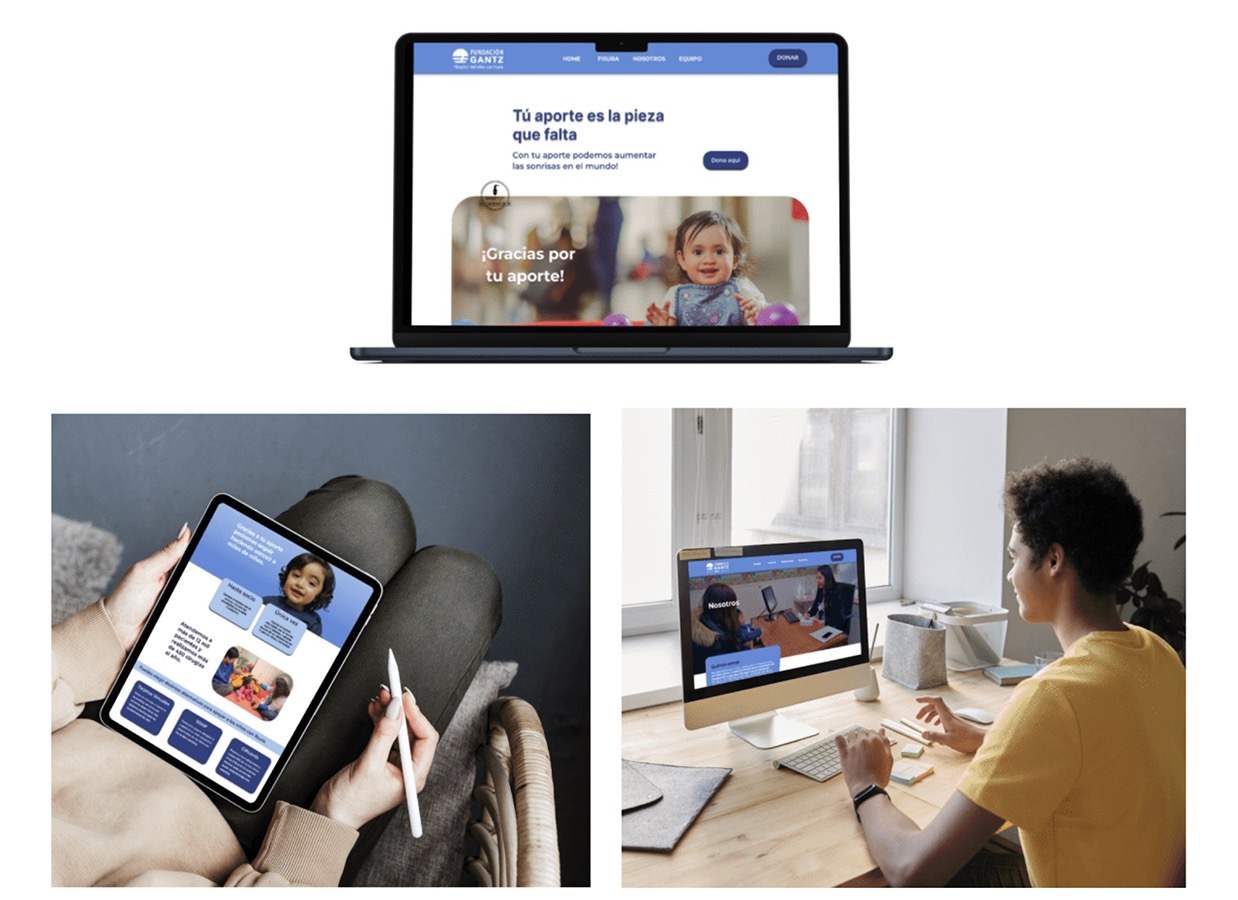 Rediseño Sitio Web Fundación Gantz