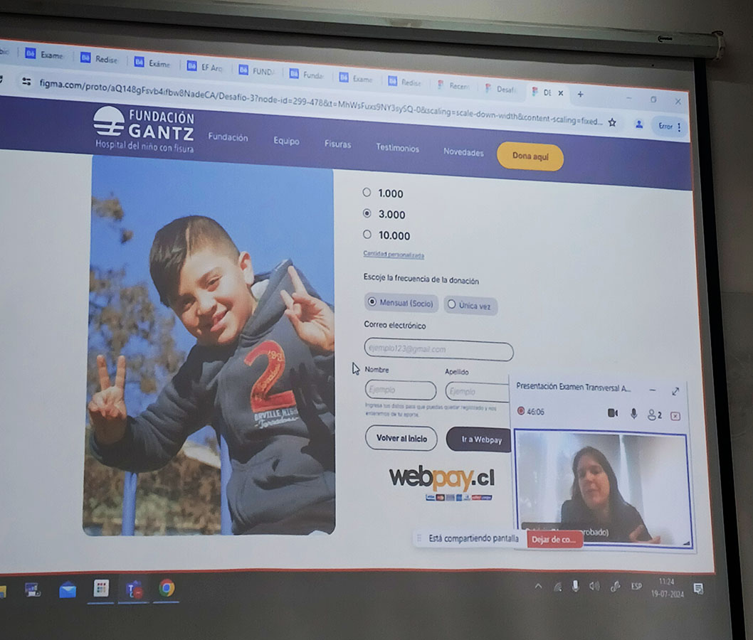 Rediseño Sitio Web Fundación Gantz