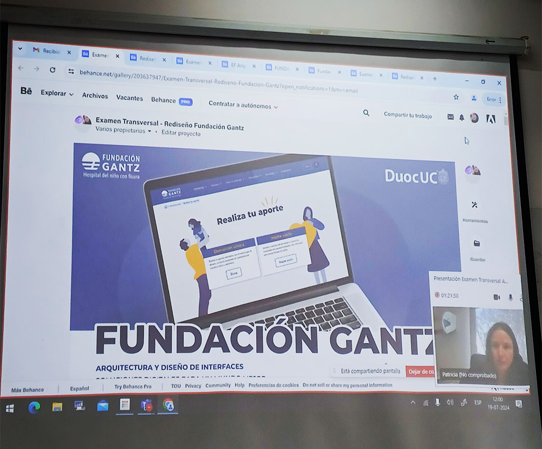 Rediseño Sitio Web Fundación Gantz
