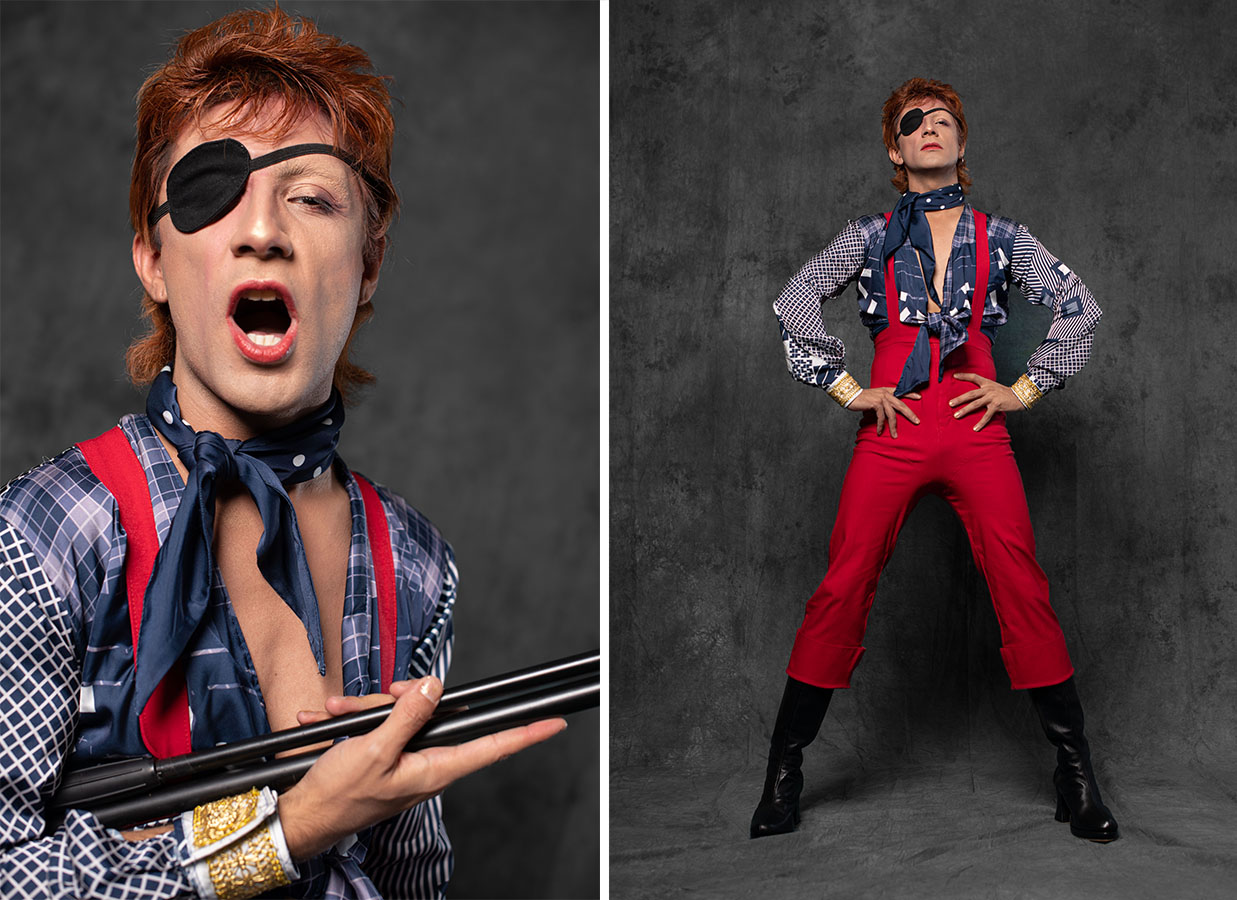 Vestuario para Starman Doble David Bowie