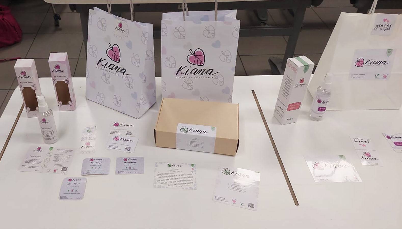 Imagen Corporativa + Packaging para Kiana Cosmética (ex Kalei)