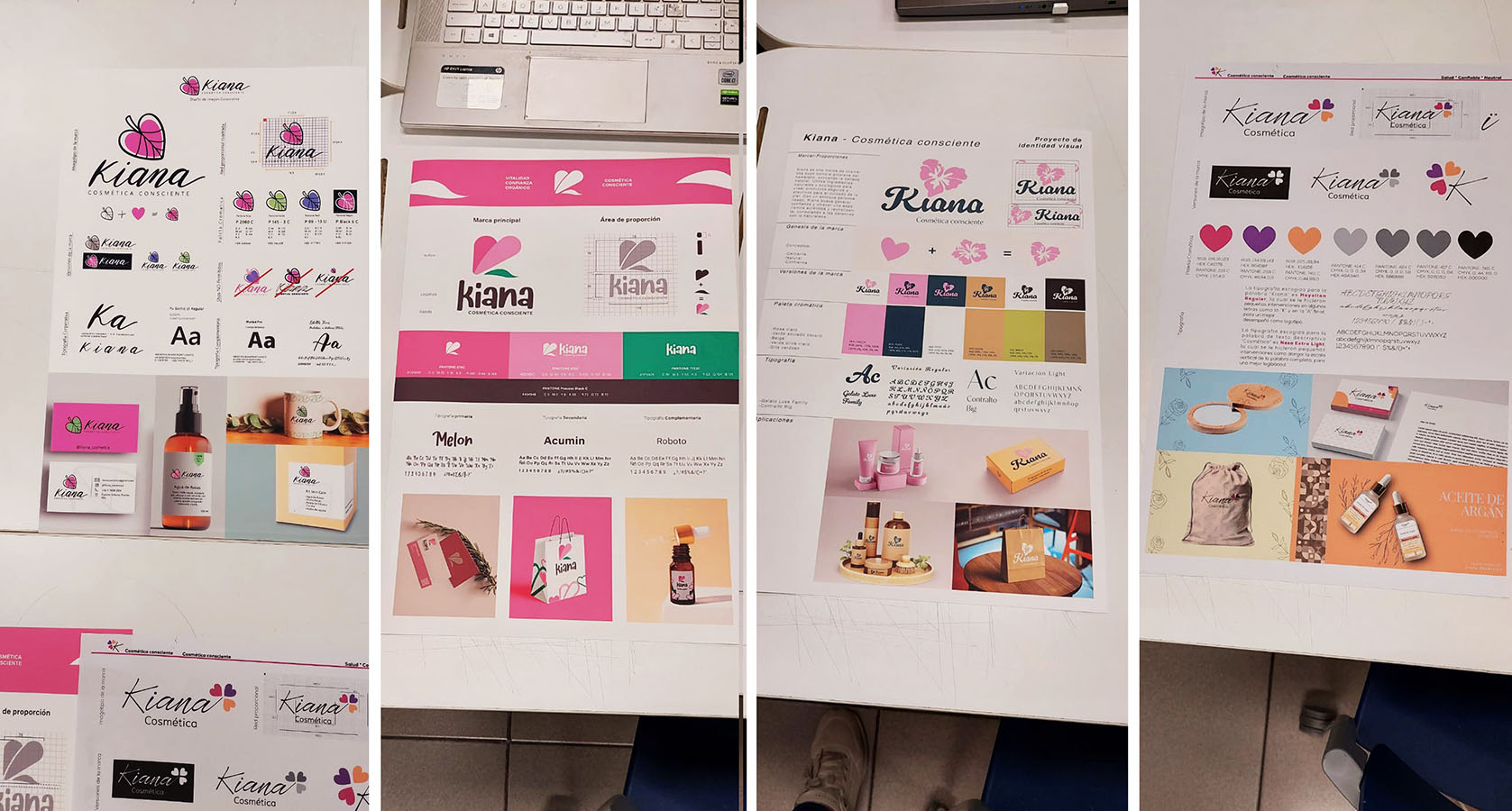 Imagen Corporativa + Packaging para Kiana Cosmética (ex Kalei)