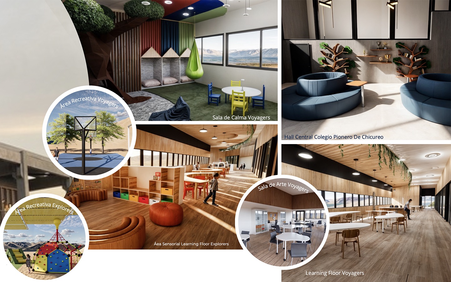 Diseño Experiencial Colegio Pioneros de Chicureo