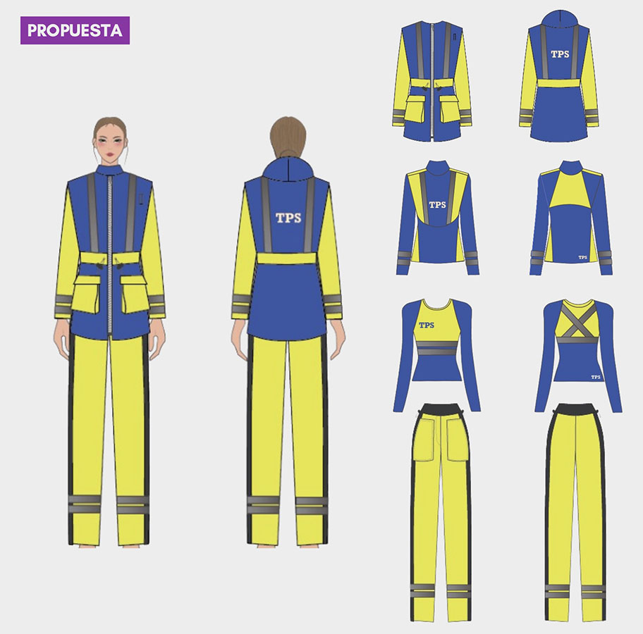 Indumentaria para Funcionarios Terminal Pacífico Sur (TSP) Valparaíso