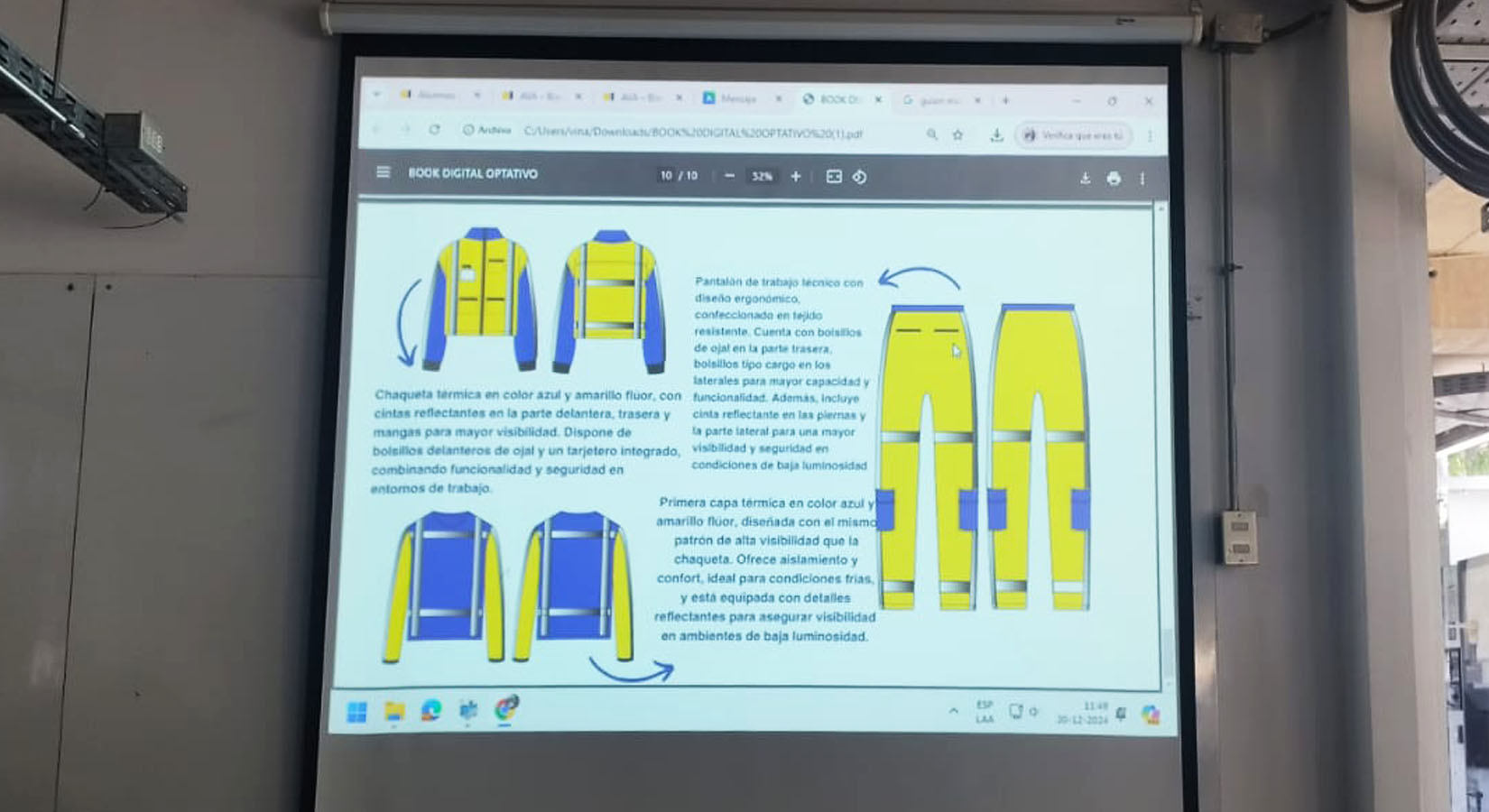 Indumentaria para Funcionarios Terminal Pacífico Sur (TSP) Valparaíso