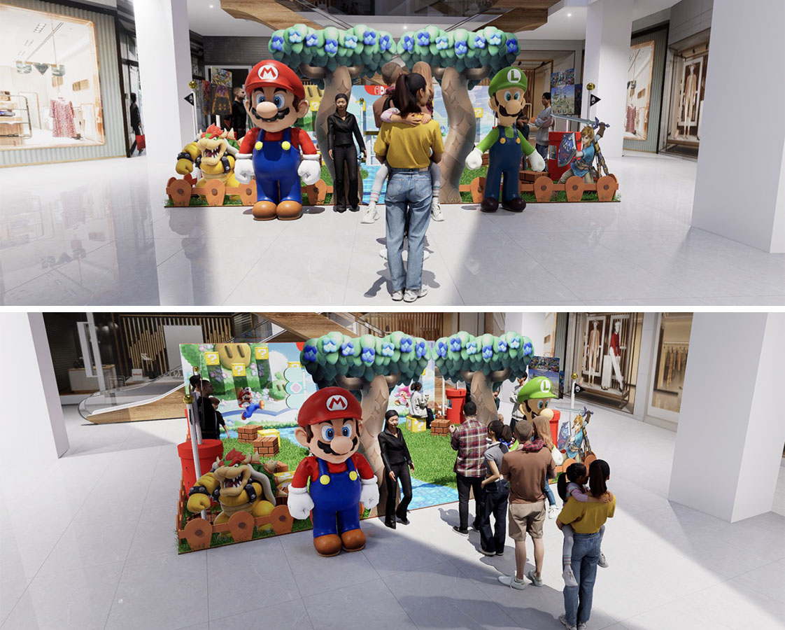 UPTIVA Activación Inmersiva Hasbro y Nintendo