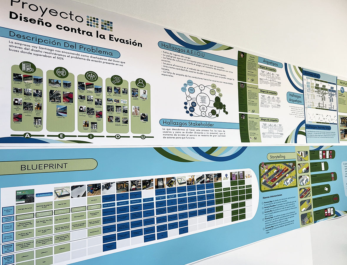 Disminuir la Evasión para VOY SANTIAGO