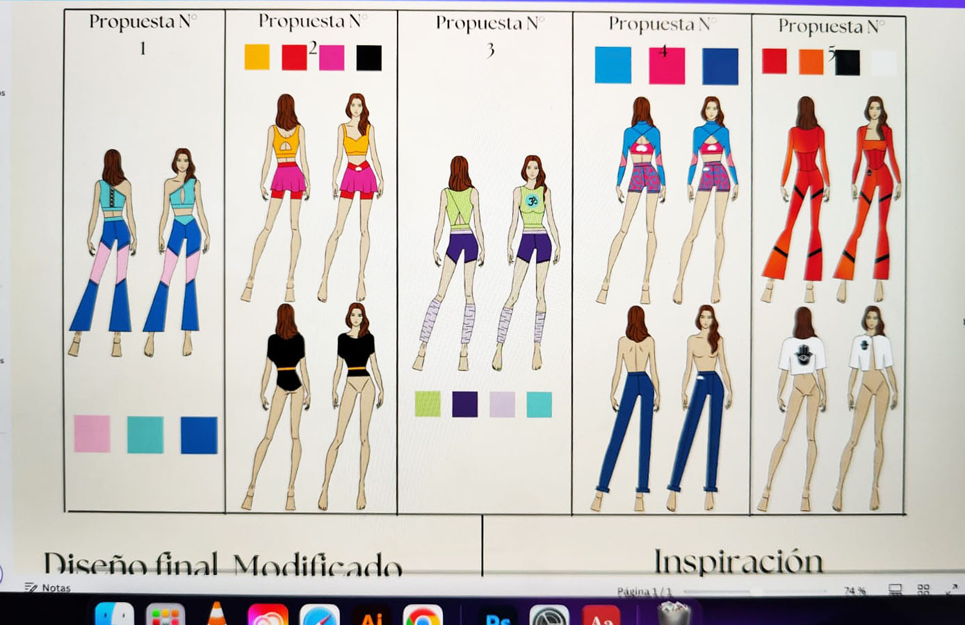 Vestuario + Traje de Baño para Academia de Yoga Karen Martínez