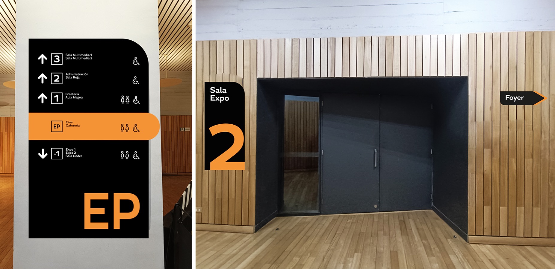 Wayfinding para Centro Cultural CEINA