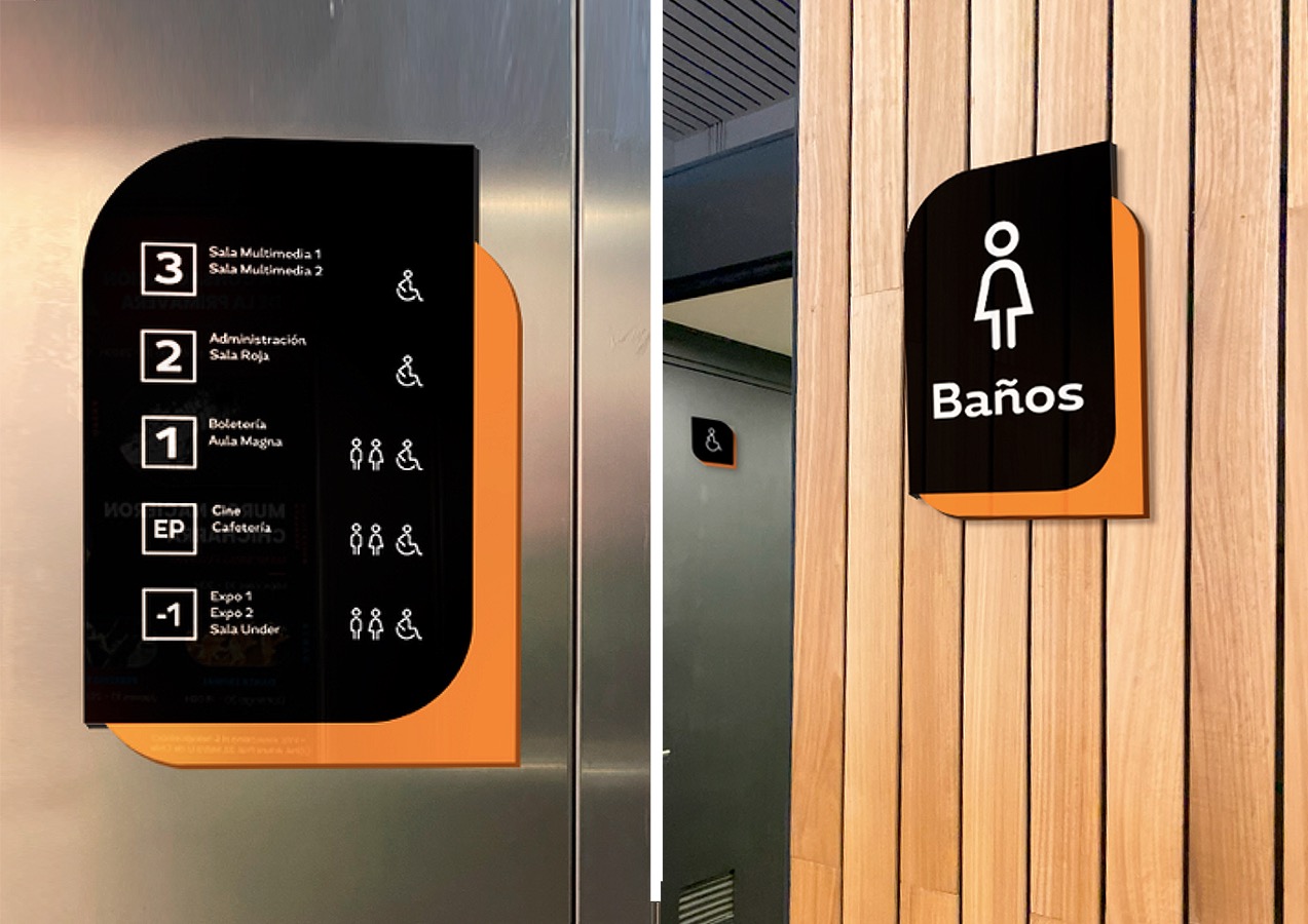 Wayfinding para Centro Cultural CEINA