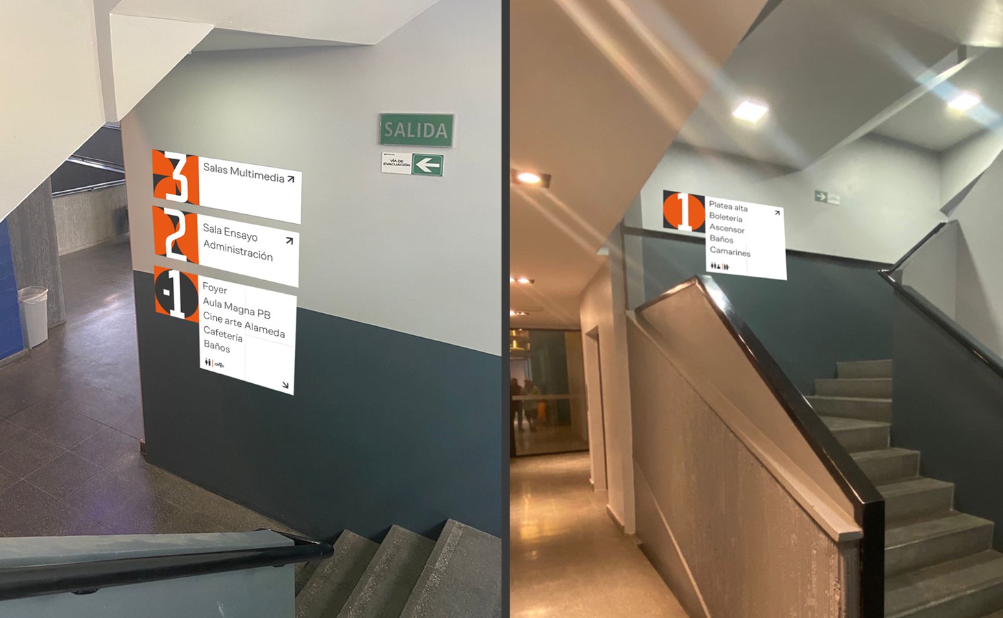 Wayfinding para Centro Cultural CEINA