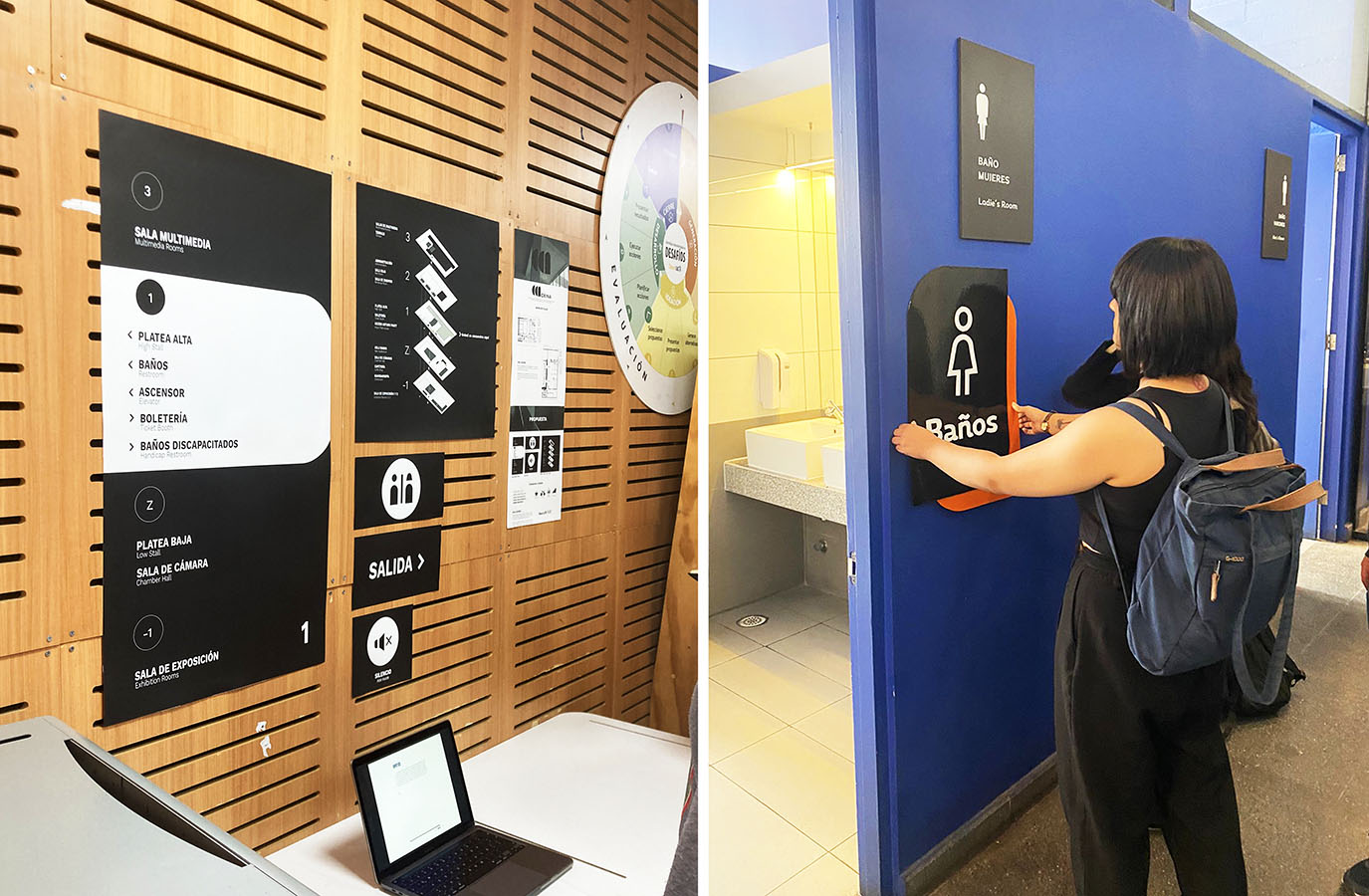 Wayfinding para Centro Cultural CEINA