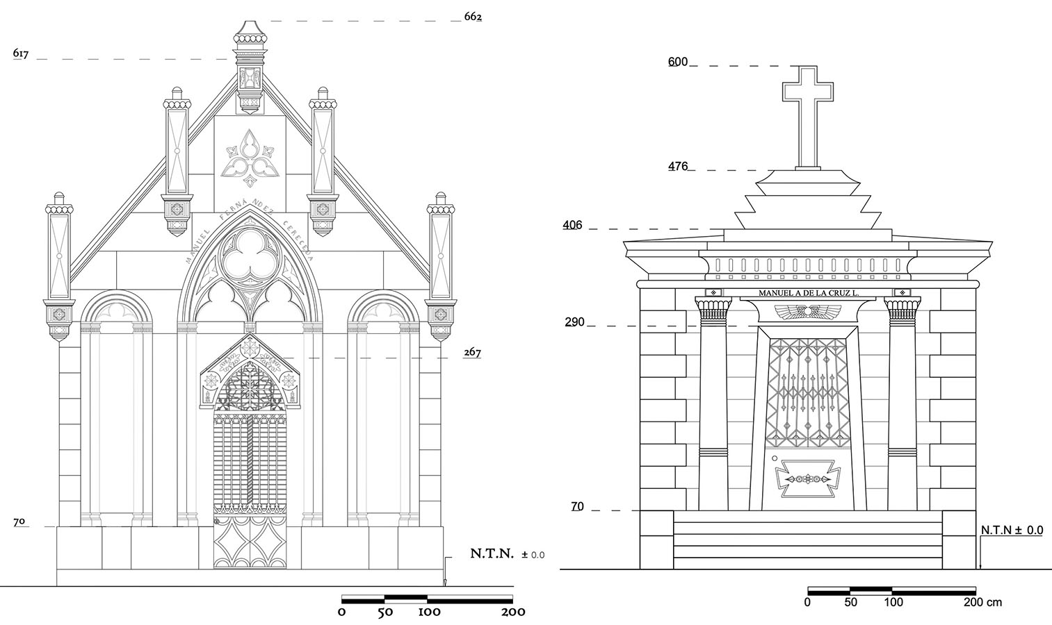 Levantamiento Planimétrico Mausoleos Cementerio General