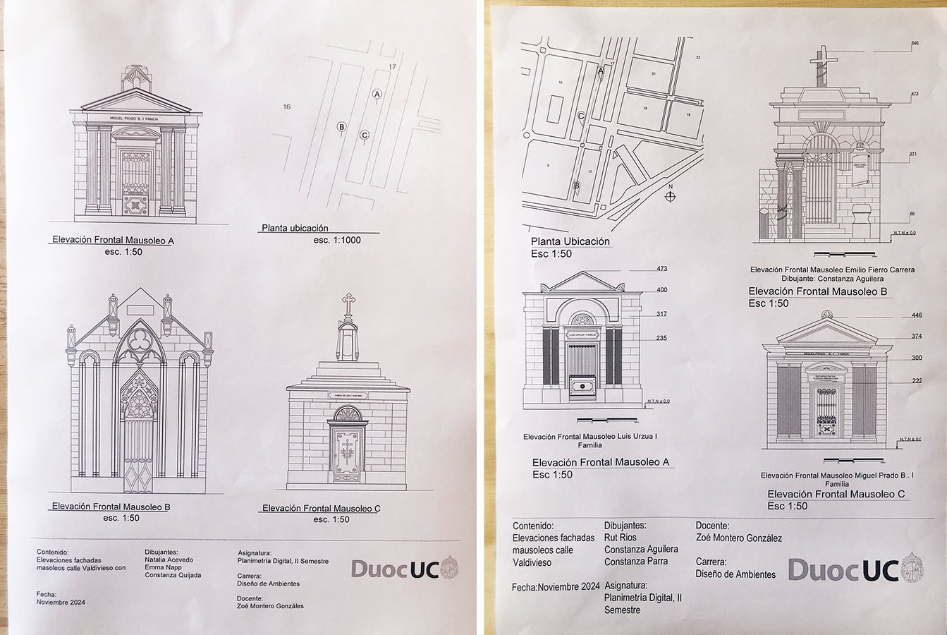 Levantamiento Planimétrico Mausoleos Cementerio General