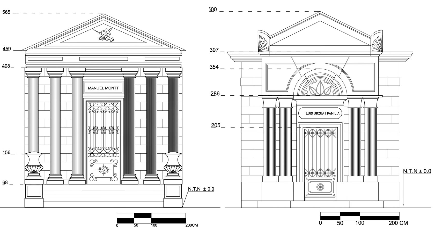 Levantamiento Planimétrico Mausoleos Cementerio General