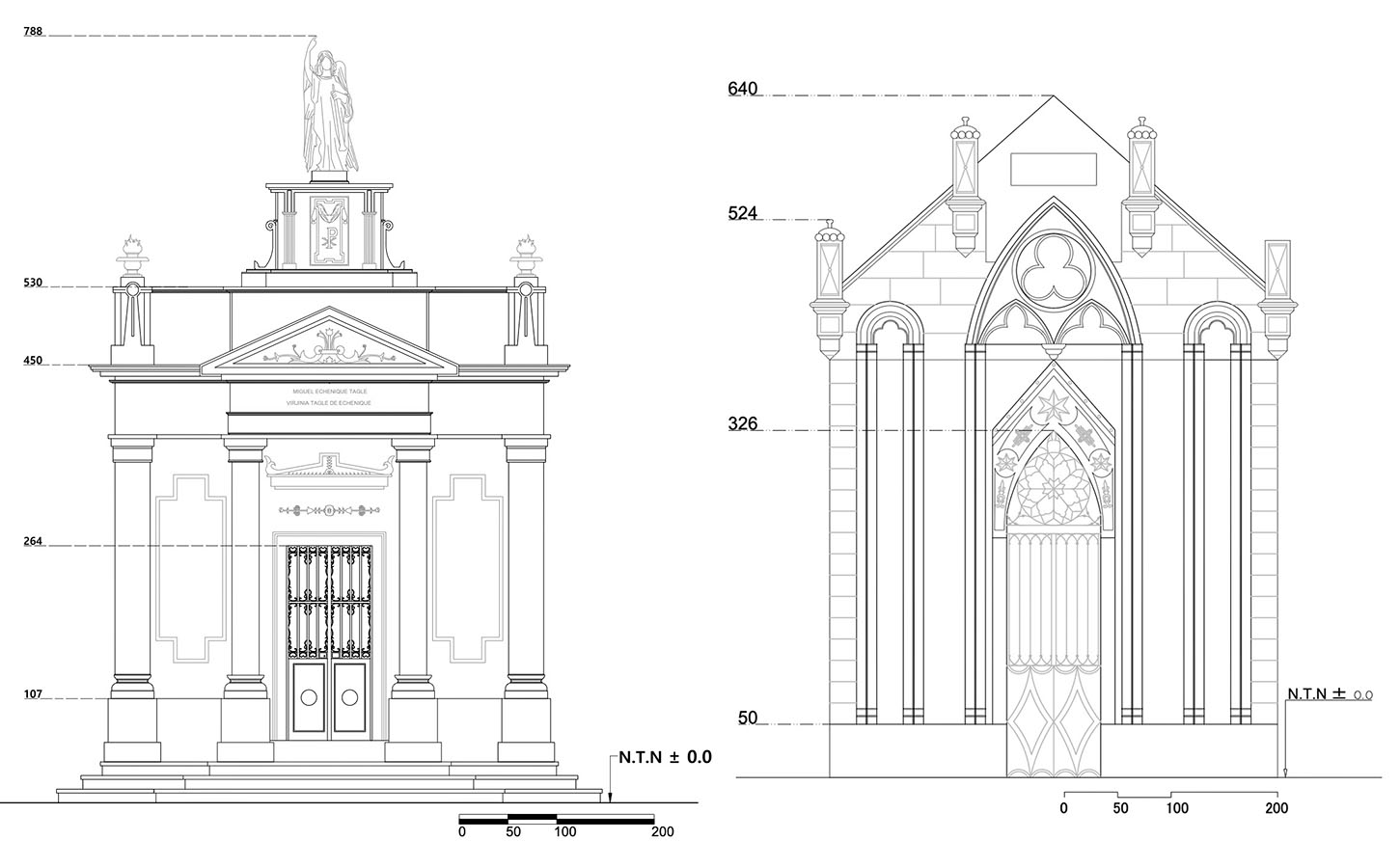 Levantamiento Planimétrico Mausoleos Cementerio General