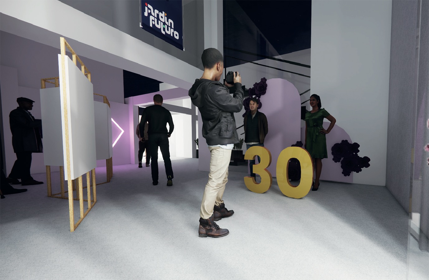 Ambientación Evento Jardín Futuro Celebración 30 Años Sede Viña del Mar