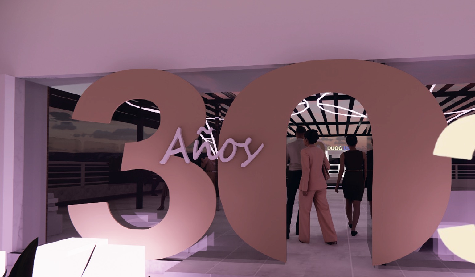 Ambientación Evento Jardín Futuro Celebración 30 Años Sede Viña del Mar