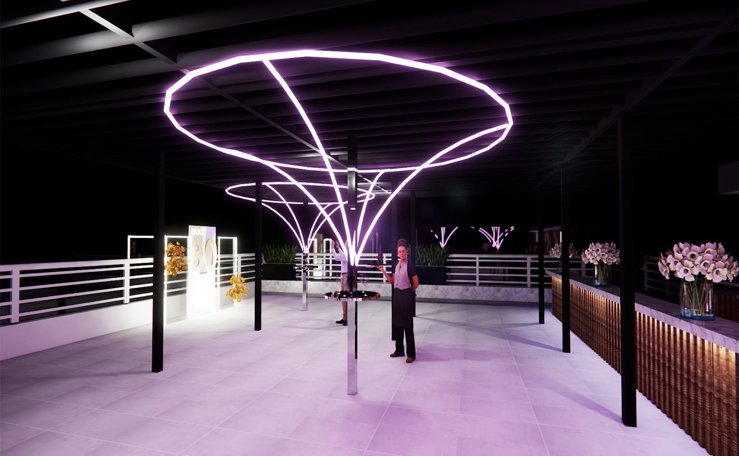 Ambientación Evento Jardín Futuro Celebración 30 Años Sede Viña del Mar