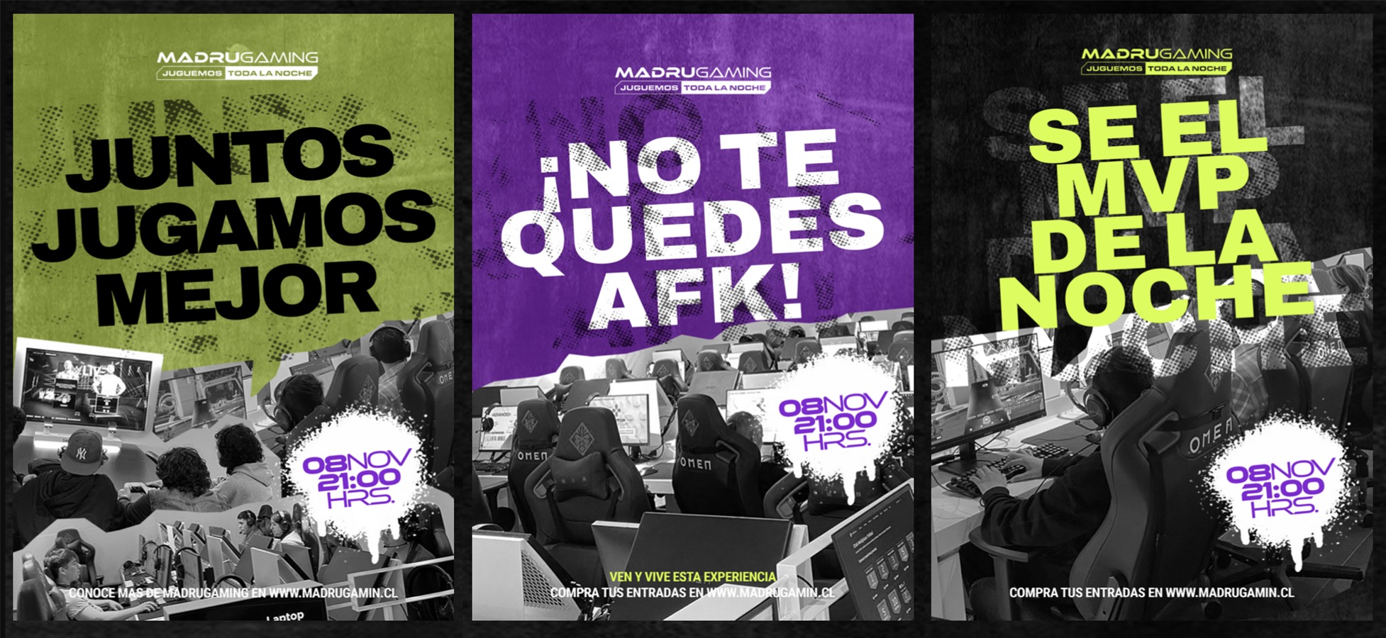 Señalización Evento Movistar Game Club Madrugaming