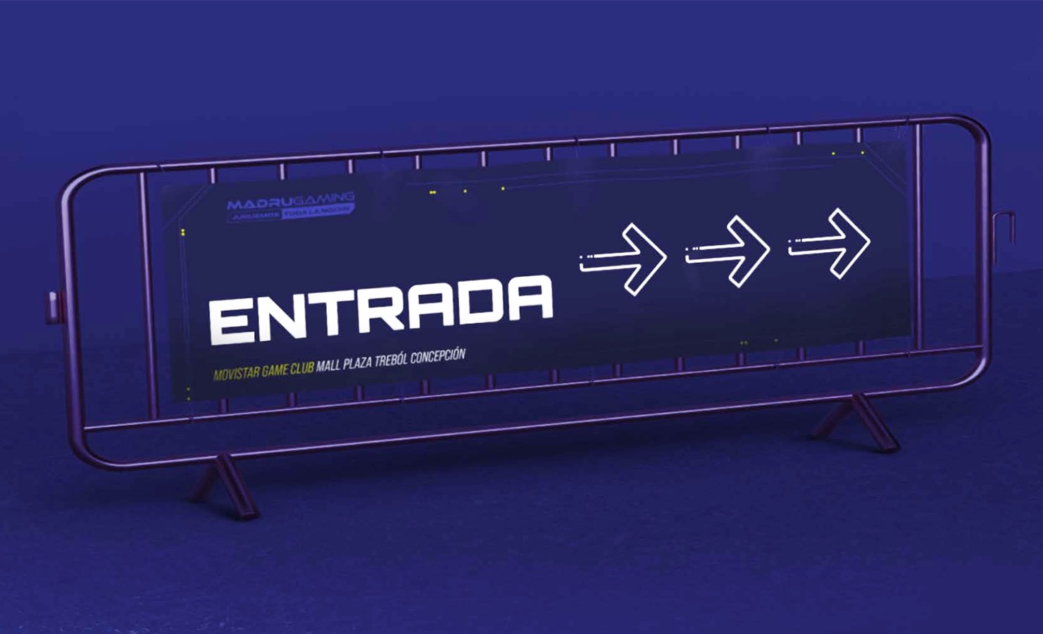 Señalización Evento Movistar Game Club Madrugaming